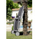 Bain de soleil luxe design inclinable aluminium/Textilux Trento - Sieger Exclusiv