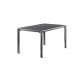 Ensemble table et fauteuils de jardin inclinable aluminium/Textilux 6 personnes Trento - Sieger Exclusiv