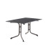 Ensemble table et fauteuils de jardin pliant aluminium/Textilux 6 personnes Meran - Sieger