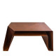 Table basse en corten bruni TAPE - TrackDesign par Umberto Colasanto