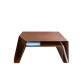 Table basse en corten bruni TAPE - TrackDesign par Umberto Colasanto