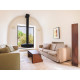 Table basse en corten bruni TAPE - TrackDesign par Umberto Colasanto