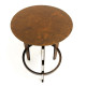 Table de jardin ronde en corten bruni LEGGERO 002 - TrackDesign par Giuseppe Pio D’Altilia