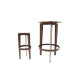 Table de jardin ronde en corten bruni LEGGERO 002 - TrackDesign par Giuseppe Pio D’Altilia