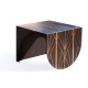 Table basse en corten bruni AESTUS - TrackDesign par Vincenzo Minenna