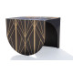 Table basse en corten bruni AESTUS - TrackDesign par Vincenzo Minenna