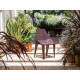 Chaise de jardin en corten bruni FOGLIA 001 - TrackDesign par Giuseppe Pio D’Altilia
