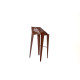 Tabouret de jardin en corten bruni FOGLIA 002 - TrackDesign par Giuseppe Pio D’Altilia