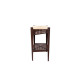 Tabouret de jardin en corten bruni et siège en pierre CORTESE - TrackDesign par Serena Labianca