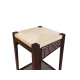 Tabouret de jardin en corten bruni et siège en pierre CORTESE - TrackDesign par Serena Labianca