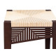 Tabouret de jardin en corten bruni et siège en pierre CORTESE - TrackDesign par Serena Labianca