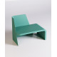 Fauteuil salon de jardin en corten bruni REA - TrackDesign par Vincenzo Minenna