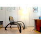Fauteuil salon de jardin en corten bruni KRIVA - TrackDesign par Nikola Radovic