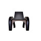 Fauteuil salon de jardin en corten bruni KRIVA - TrackDesign par Nikola Radovic