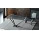 Fauteuil salon de jardin en corten bruni KRIVA - TrackDesign par Nikola Radovic