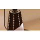 Lampe extérieure à poser en corten et détails en acier inoxydable FRAC - TrackDesign par Giuseppe Pio D’Altilia