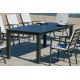 Table salon de jardin 8 personnes en aluminium et HPL - Camelia - Hevea
