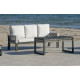 Salon de jardin bas 7 personnes en aluminium et cordage - Estambul - Hevea