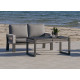 Salon de jardin bas 6 personnes en aluminium et cordage - Estambul - Hevea