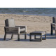 Salon de jardin bas 6 personnes en aluminium et cordage - Estambul - Hevea