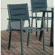 Fauteuil salon de jardin en aluminium et textilène - Milos - Hevea