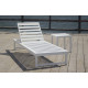 Bain de soleil multi-positions en aluminium et Dralon - Venecia - Hevea