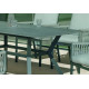 Table salon de jardin 6 personnes en aluminium et Neolith - veneto - Hevea