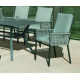 Fauteuil salon de jardin en aluminium et cordage - Catania - Hevea