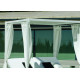 Lit de jardin balinaise multi-positions 2 personnes en aluminium et Dralon - Balinaise - blanc - Hevea