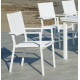 Fauteuil salon de jardin en aluminium et textilène - Roma - Hevea