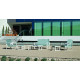 Salon de jardin bas 6 personnes en aluminium et Dralon - Bolonia - Hevea