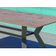 Table salon de jardin 8 personnes en aluminium et Neolith - Veneto - Hevea