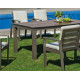 Table salon de jardin 8 personnes en aluminium et HPL - Camelia - Hevea