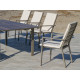 Table salon de jardin extensible 8 personnes en aluminium et HPL - Palma - Hevea