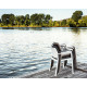 Fauteuil de jardin empilable DOCK en polypropylène EZPELETA