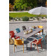 Fauteuil de jardin empilable FADO en polypropylène EZPELETA
