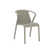 Fauteuil de jardin empilable FADO en polypropylène EZPELETA