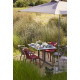 Fauteuil de jardin empilable FADO en polypropylène EZPELETA