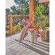 Fauteuil de jardin empilable FADO en polypropylène EZPELETA