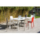 Chaise de jardin empilable HALL en polypropylène EZPELETA