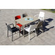 Fauteuil de jardin empilable HALL en polypropylène EZPELETA