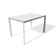 Table de jardin rectangulaire MEET en aluminium et HPL 4 personnes EZPELETA