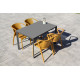 Ensemble table et chaises de jardin 4 personnes Ezpeleta Meet-Fado