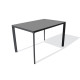 Table de jardin rectangulaire MEET en aluminium et HPL 4 personnes EZPELETA