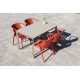 Ensemble table et chaises de jardin 4 personnes Ezpeleta Meet-Fado