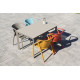 Table de jardin rectangulaire MEET en aluminium et HPL 4 personnes EZPELETA