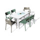Ensemble table et chaises de jardin 6 personnes Ezpeleta Meet-Town