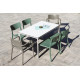 Ensemble table et chaises de jardin 6 personnes Ezpeleta Meet-Town