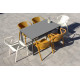 Ensemble table et chaises de jardin 6 personnes Ezpeleta Meet-Fado