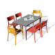 Ensemble table et chaises de jardin 6 personnes Ezpeleta Meet-Town